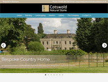 Tablet Screenshot of cotswoldnaturalstone.co.uk